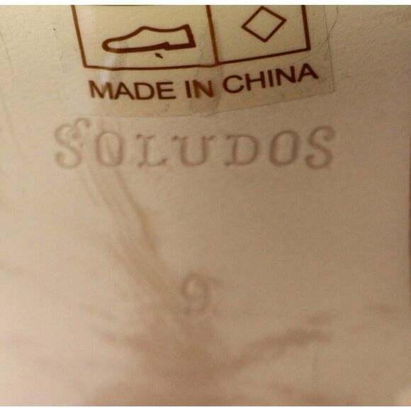 Soludos BURGUNDY DARK RED VELOUR HIGH HEEL ALMOND TOE SLINGBACK SHOES Sz 9/39.5 - Picture 11 of 12